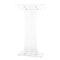 Adiroffice Clear Plexiglas Acrylic Floor Standing Desk Slanted Podium Lectern ADI661-02-MK - alternate 3
